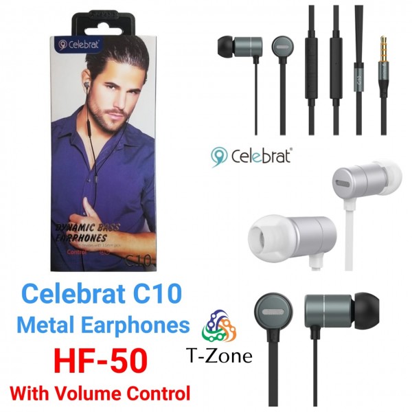 Celebrate C10 Metal EarPhones HF-50