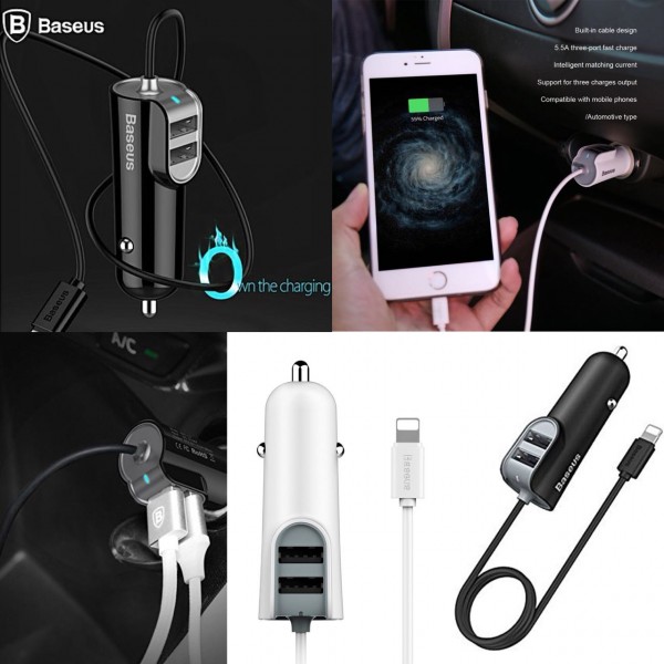 Energy Station with Line Multi Car Charger 5.5A
