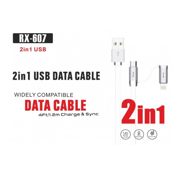 USB Data Cable 2 in 1 RX-607