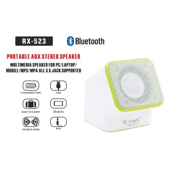 Bluetooth Aux stereo Speaker RX-523 