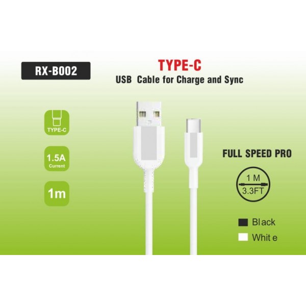 Type-C USB Cable for Charge & Sync-RX-B002
