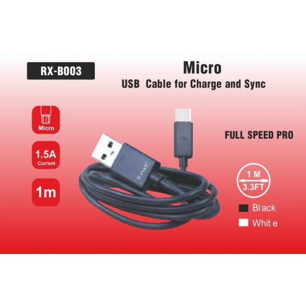 Micro USB Cable for Charge & Sync-RX-B003
