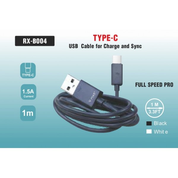 Type-C USB Cable for Charge & Sync-RX-B004