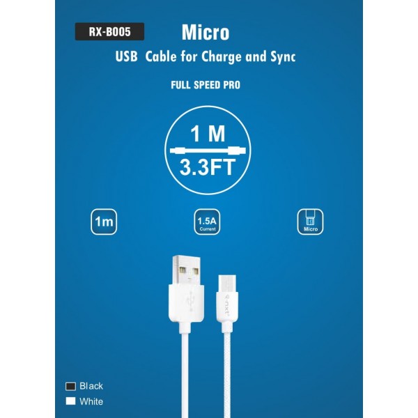 Micro USB Cable for Charge & Sync-RX-B005