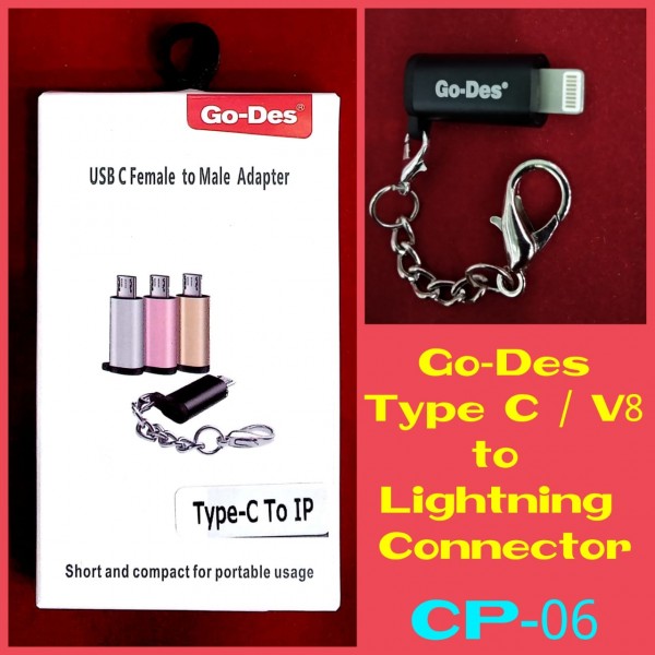 Type C/V8 to Lighting Connector-CP-06