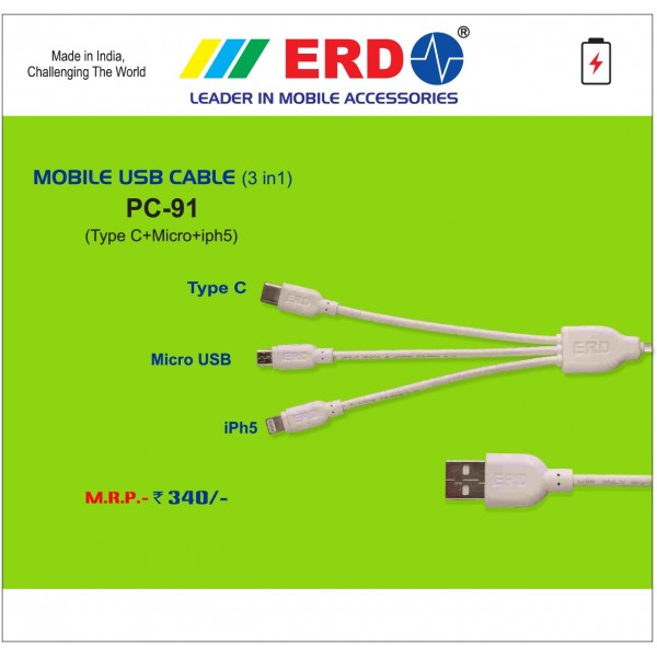 Mobile USB Cable-Model-PC91