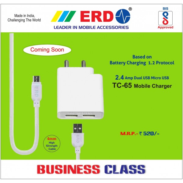 Mobile Charger-2.4Amp-MODEL-TC65