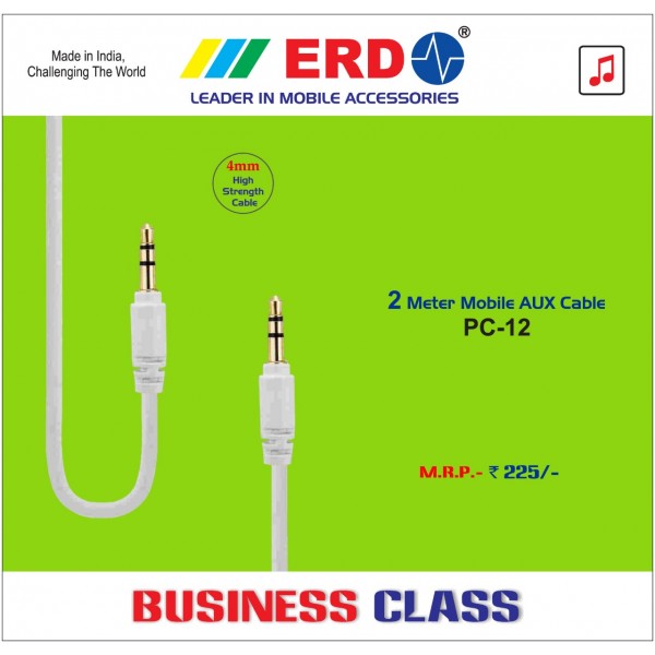 CABLE-2METER Mobile AUX-MODEL-PC12