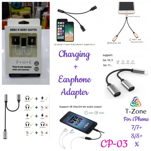 Charging + Ear Phone Adapter CP- 03