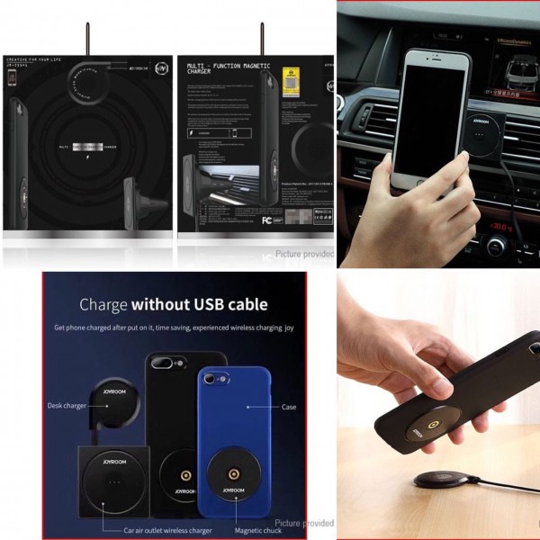Magnetic Wireless Charger With Car Holder  For iPhone 6/7. 6+/7+