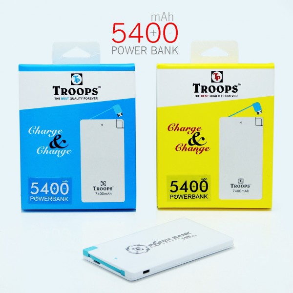 TROOPS 5400 mAh Power Bank