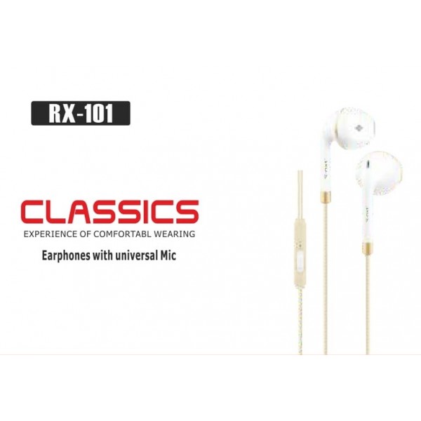 Ear Phones with Universal Mic RX- 101