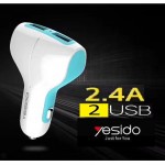 Yesido Car Charger Y-20 - 2.4A